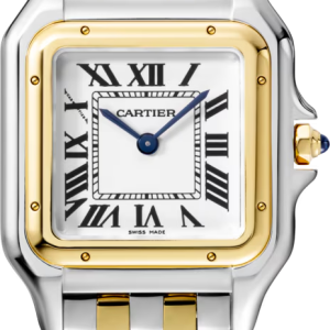 Unworn Cartier Panthère de Cartier, Stainless Steel, 18k Yellow Gold, 29mm x 37mm, Ref# W2PN0007, box and papers