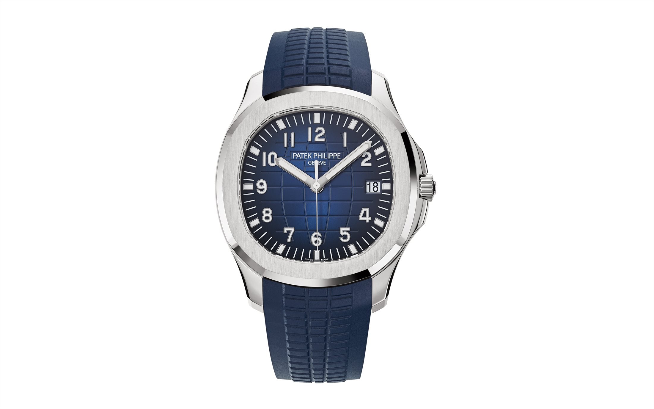 Patek Philippe Aquanaut Date, Sweep Seconds Watch, 18k White Gold 42,2 mm, Ref# 5168G-001 - Image 2