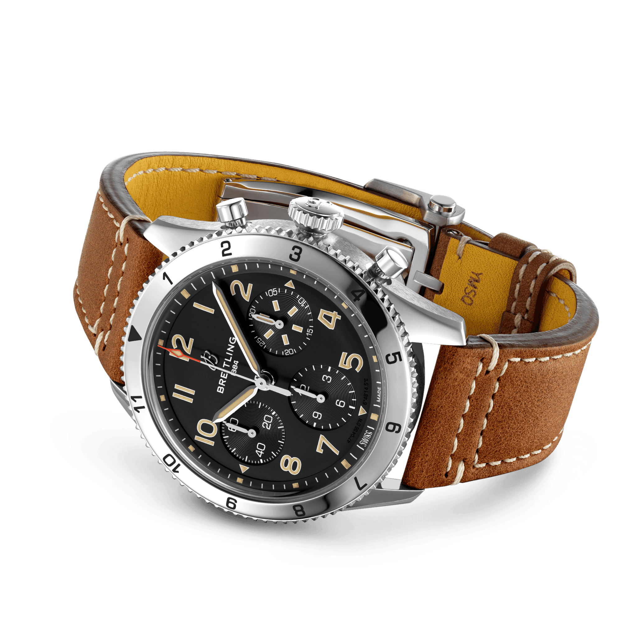 Breitling Classic AVI Chronograph 42 P-51 Mustang, Stainless Steel, Ref# A233803A1B1X1, Unworn 2024 - Image 3