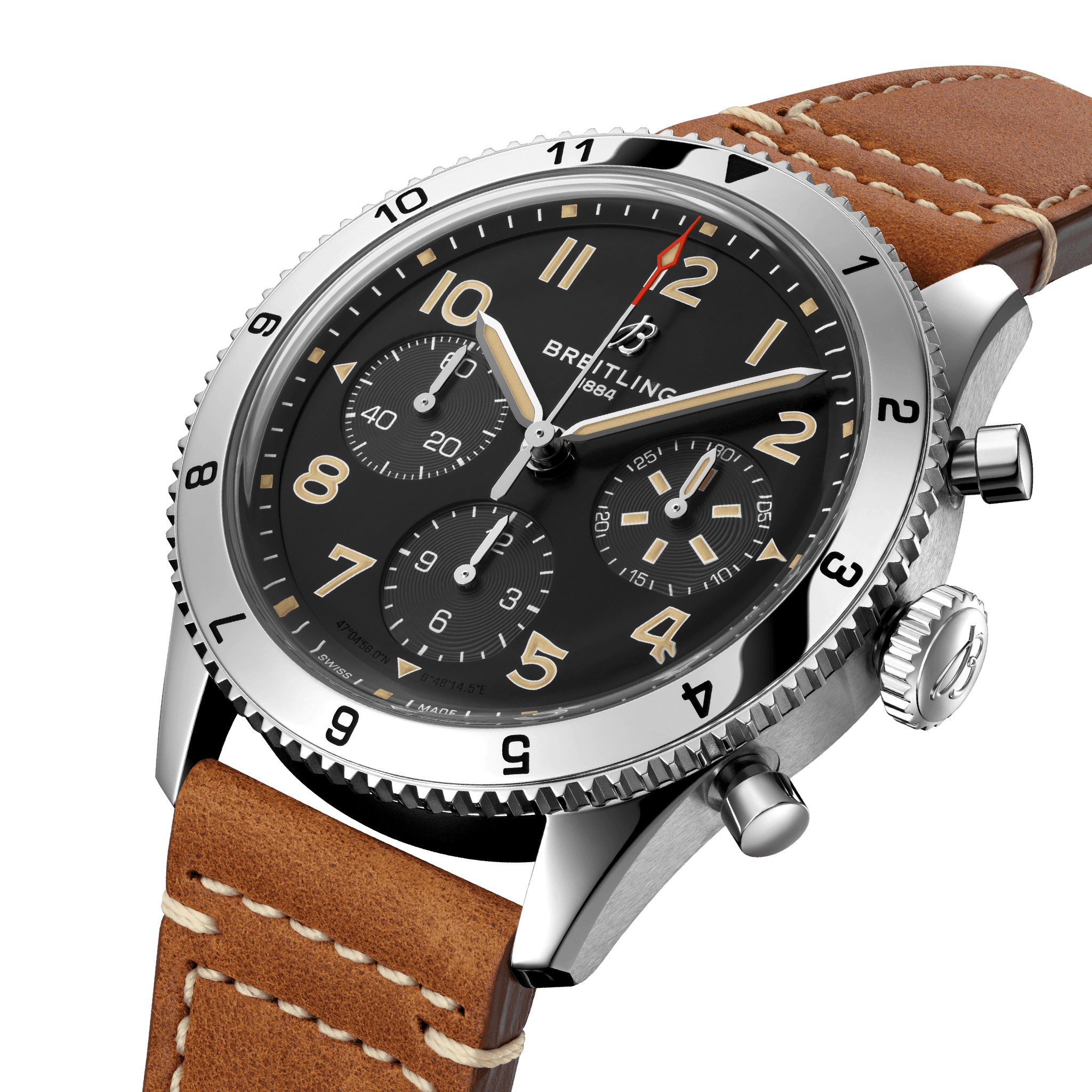 Breitling Classic AVI Chronograph 42 P-51 Mustang, Stainless Steel, Ref# A233803A1B1X1, Unworn 2024 - Image 2