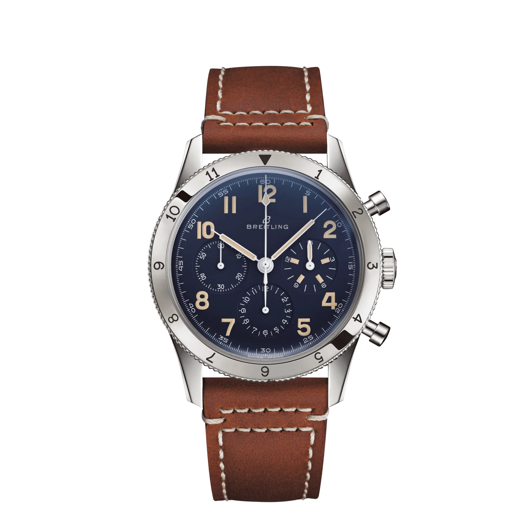 Breitling AVI 1953 Edition Platinum Ref# LB0920131C1X1, box and papers
