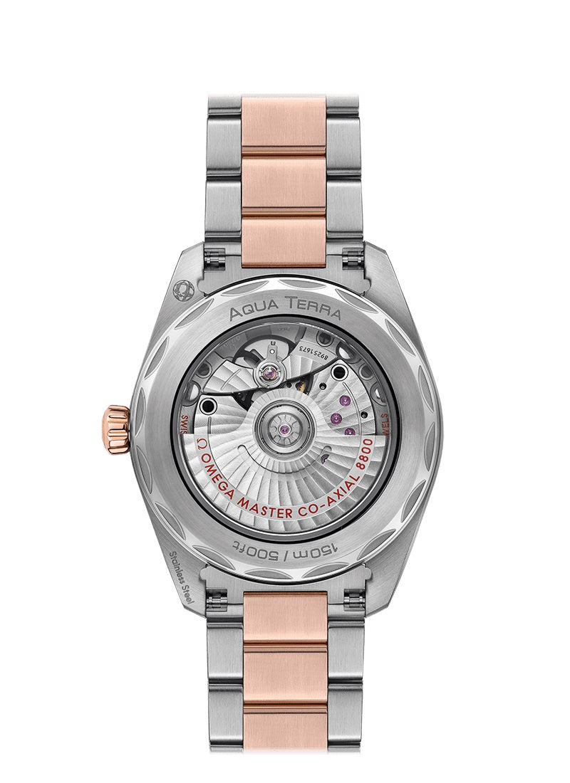 Omega Seamaster AQUA TERRA 150M CO‑AXIAL MASTER CHRONOMETER LADIES' Ref# 220.20.38.20.06.001 - Image 2